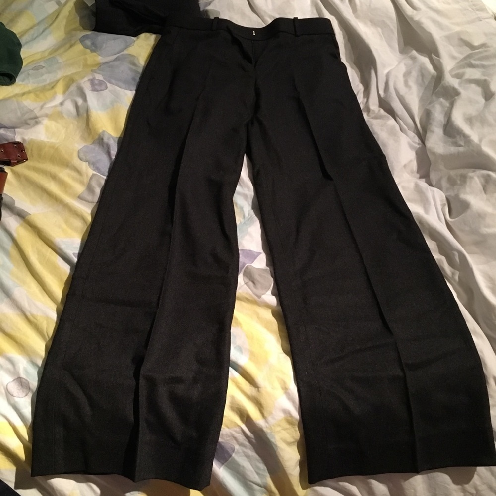 NWT Everlane charcoal grey full leg pants
